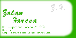 zalan harcsa business card